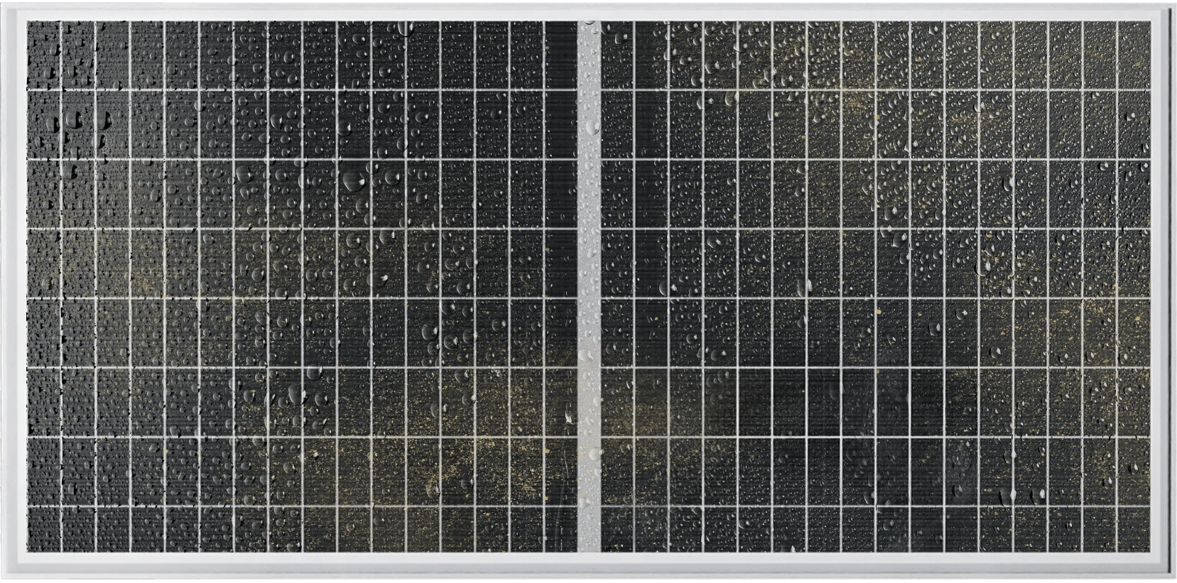 Uncoated Solar Panel